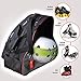TRUE BORN Skate Bag - Ice Skating, Inline, Ski, Snowboard Boot, Sports - Adults, Men, Women, Kids - Premium Bag for Sports Equipment (Black with red Trim)