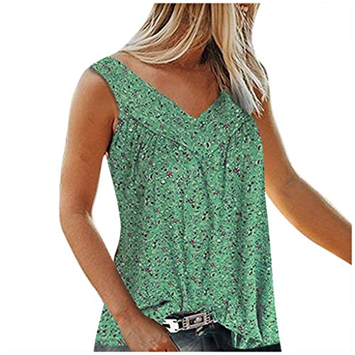 Women's Summer Tank Top - Floral Sleeveless Tunic Top, Lightweight And Flowy For Beach, Casual, Or Party Wear - View #5