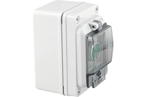 Outdoor Waterproof IP66 Push Button Switch Box with Momentary Self-Reset Green Button for Gate Opener and Industrial Equipmen