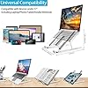 JPARR-Laptop-Stand-Ventilated-Laptop-Computer-Stand-Portable-Foldable-Desktop-Laptop-Riser-8-Angle-Adjustable-Notebook-Mount-Compatible-with-Laptop-Tablet-Phone JPARR Laptop Stand, Ventilated Laptop Computer Stand, Portable Foldable Desktop Laptop Riser, 8-Angle Adjustable…