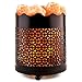 Himalayan Pink Salt Lamp Basket & Dimmer Cord Bulb