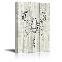 Canvas Wall Art Feather and Animals Canvas Prints Home Artwork Decoration for Living Room,Bedroom - 12x18 inches