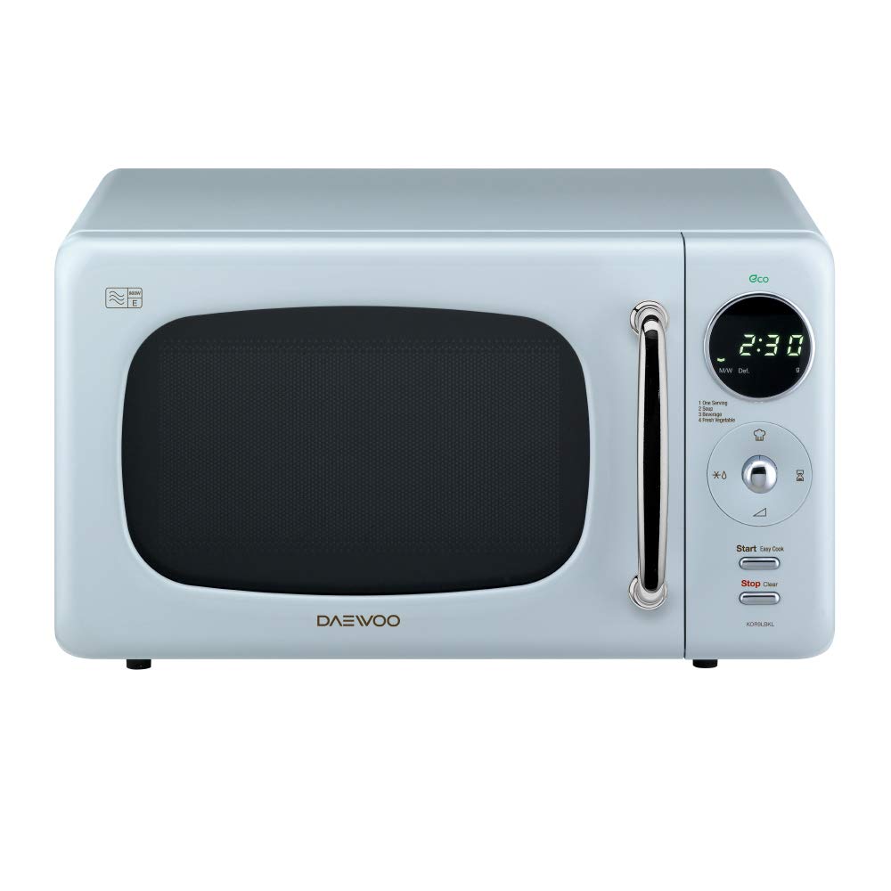 Daewoo KOR9LBKBLR Touch Control Microwave with Zero Standby ECO Function, 800 W, 20 Litre, Blue — image 1