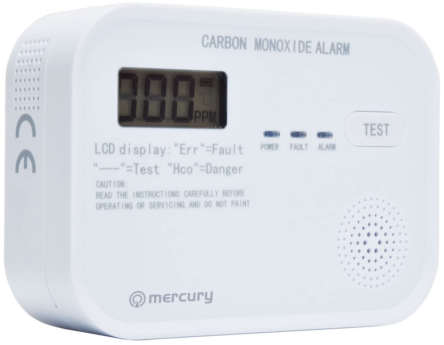 Mercury | Battery Operated Carbon Monoxide Alarm