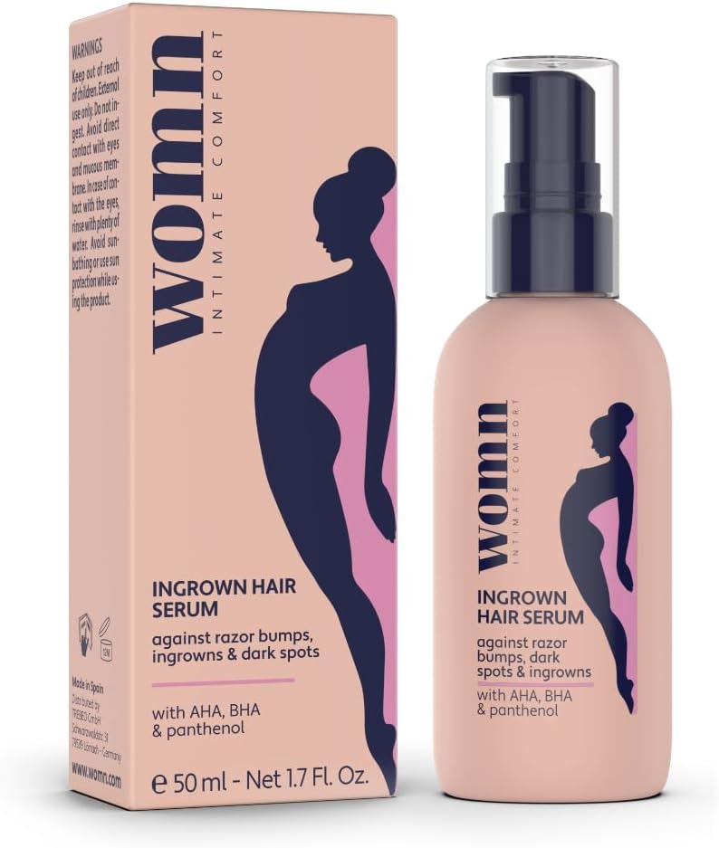 womn Intimate Comfort Ingrown Hair Serum 50ml for Razor Bumps & Discoloration