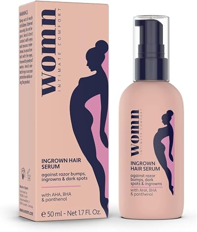 womn Intimate Comfort Ingrown Hair Serum 50ml for Razor Bumps & Discoloration