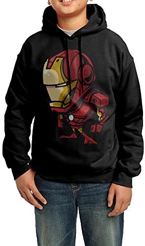 Yaikid Fun Project Super Hero Iron Man Youth Hooded Sweatshirt