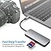 dodocool USB C Hub, 7 in 1 Type C Hub Adapter with 4K USB C to HDMI, SD/TF Card Reader, 100W Power Delivery, 3 USB 3.0 Ports for MacBook/Air/Pro 2018, Chromebook and More (Space Gray)