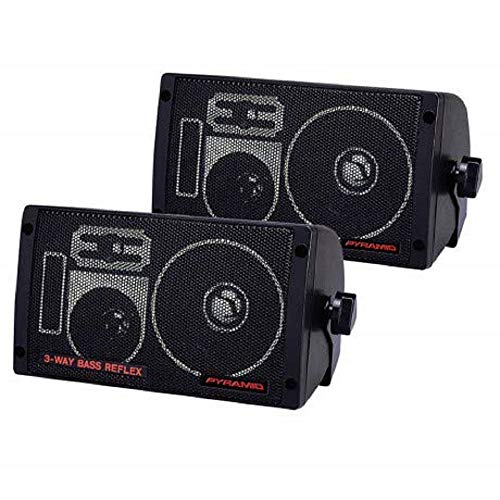 Pyramid 2060 300-Watt 3-Way Mini Box Speaker System