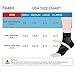 FEATOL Plantar Fasciitis Socks with Arch Support, Compression Foot Sleeves ｜Relieves Achilles Tendonitis, Joint Pain, Swelling, Heel Spurs, Better Than a Night Splint (Black, Large)