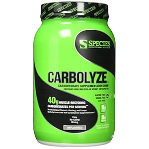 Species Nutrition Carbolyze 40 Servings Sports Supplement, 1 kg, Unflavoured