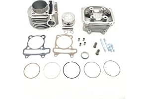 ZTDZZH 61mm Big Bore Cylinder Head Kit for GY6 125cc to 180cc Engine with 69mm Valves scooter taotao kazuma ATV Moped