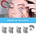 Magnetic Eyelashes 6D False Eyelashes Natural Beauty No Glue Reusable Fake EyeLashes Extension Handmade (half eye 4 pcs)