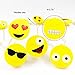 Battery Operated String Lights Timer Control for 6hrs On and 18 hrs Off 20 Cute Emoji String of Lights LED Outdoor Waterproof Flexible Novelty Lighting(EXP)