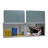 Pit Posse 902 Overhead Storage Aluminum Cabinet Shop Garage Enclosed Trailer Accessory Accessories Diamond Plate 48