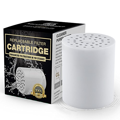 10-Stage Replacement Premium Filter Cartridge (No Housing), Compatible with Any Shower Filter of Similar Design Universal High Output EW-SF - 10 AquaHomeGroup 10-Stage Replacement Premium Filter Cartridge (No Housing), Compatible with Any Shower Filter of Similar Design Universal High Output EW-SF - 10 AquaHomeGroup