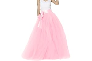 ELLIEWELY EllieHouse Womens Long Tutu Party Evening Tulle Skirt PC05
