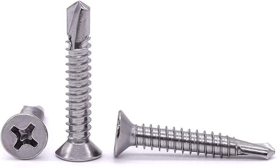 Screws Self Tapping (4.2 x 65mm) Self Drilling Screw for Metal, Wood (Pack of 50)