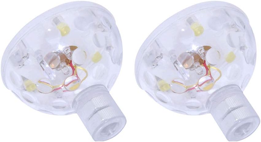 SCF2017 RGB LED Underwater Floating Disco Light 5 Modes Show Bath Tub Swimming Pool Lamp Party Light(2Pcs)