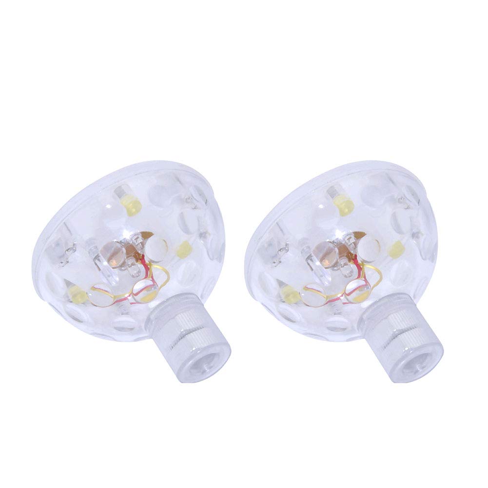 SCF2017 RGB LED Underwater Floating Disco Light 5 Modes Show Bath Tub Swimming Pool Lamp Party Light(2Pcs)