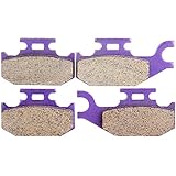 ECCPP fa413 Front（Right Left） Brake Pads Fits 2005 2006 2007 Suzuki King Quad 700 LTA700X 4x4 Front Kevlar Carbon Fiber