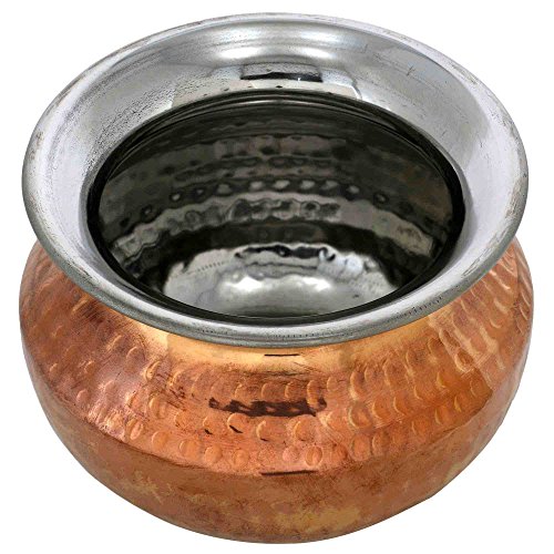 Handmade Indian Copper Handi Pot Copper Serveware & Tableware Holds