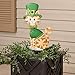 St. Patrick’s Day Cat Lawn Stake by Fox River Creations, Outdoor Yard Stake Décor, Metal