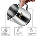 SZUAH Milk Frothing Pitcher, Stainless Steel Frothing Cup with Measurement Inside 12 oz (350ml), Perfect for Latte Art, Espresso Maker, Cappuccino Maker