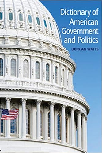 Dictionary Of American Government And Politics Watts Duncan 9780748635016 Amazon Com Books