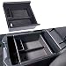 JDMCAR Center Console Organizer Compatible with Toyota 4Runner （2010-2019 2020）, Insert ABS Black Materials Tray, Armrest Box Secondary Storage