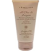 L'Erbolario Argan Oil Hair Thickening Shampoo - Shampoo for Men and Women - Restores and Strengthens Fragile Hair - Adds Volume and Softness - 5.07 oz
