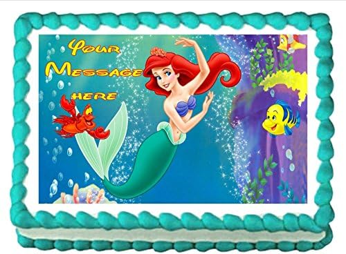 Princess Ariel Cake Topper Edible Cake Topper