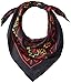 Pendleton Women's Bandana, Pueblo Cross Black, One Size
