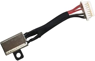 ZAHARA DC Power Jack Charging Port Cable for Dell Inspiron 15-7558 7568 7569