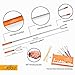 Marshmallow Roasting Sticks kit-Telescoping Stainless Steel Cookware Set Forks for Smores & Best Camping Accessories for Kids Over Campfire & Hot Dog Fire Pit Cooking – Bonus Bag & 10 Bamboo skewersthumb 4