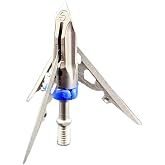 G5 Megameat 3-Blade Expandable Broadheads, 3 Pack, Compound &amp; Recurve