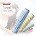 Titania Sleep Rollers 18mm 7 Pieces - Flexi & Chemical Proof Nighttime Hair Curling Rollers in Polybag - Easy & Heat Free Professional Quality Hairstyling Overnight