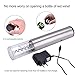 Electric Wine Opener, Stainless Steel Rechargeable Wine Opener With Foil Cutter and Portable Charger