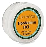 LiftMode Hordenine HCl Powder 98% Pure - 5 Grams Sample (100 Servings at 50 mg) | #1 Value for Money #Top Nootropic Bulk Supplement | Mood Lift, Increased Focus, Energy, Metabolism & Helps with Weight