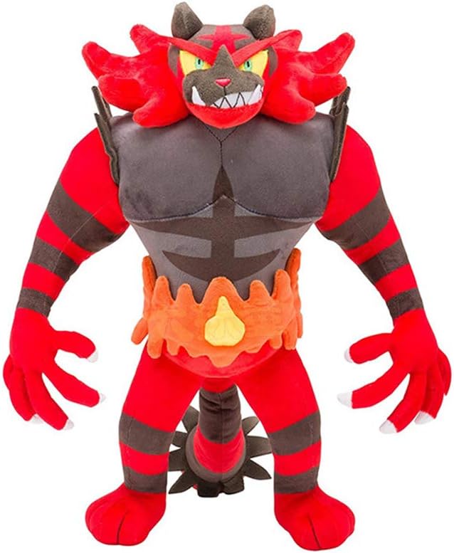 DOUFUZZ Anime Pokemon Figures Monster Plush Toy Stuffed Animals Litten Torracat Tiger Doll For Kids Couples 33cm 1 Pcs