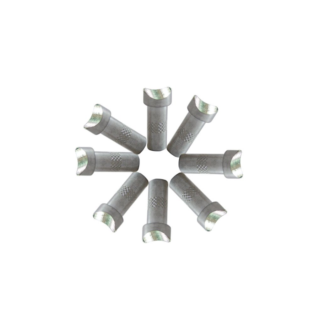 JIEXI HWYP 8850 Glass Fiber Arrow Nocks Aluminum Crossbow Arrow Nocks OD 6. 5mm Pack of 50