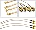 Pack of 4 RF U.FL(IPEX/IPX) Mini PCI to SMA Female Pigtail Antenna Wi-Fi Coaxial RG-178 Low Loss Cable (4 inches (10 cm))