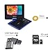 DBPOWER 7.5-Inch Portable DVD Player with Rechargeable Battery, SD Card Slot and USB Port -Blue