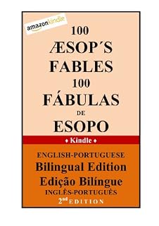 Livro 100 Aesop's Fables English Portuguese Bilingual Edition
