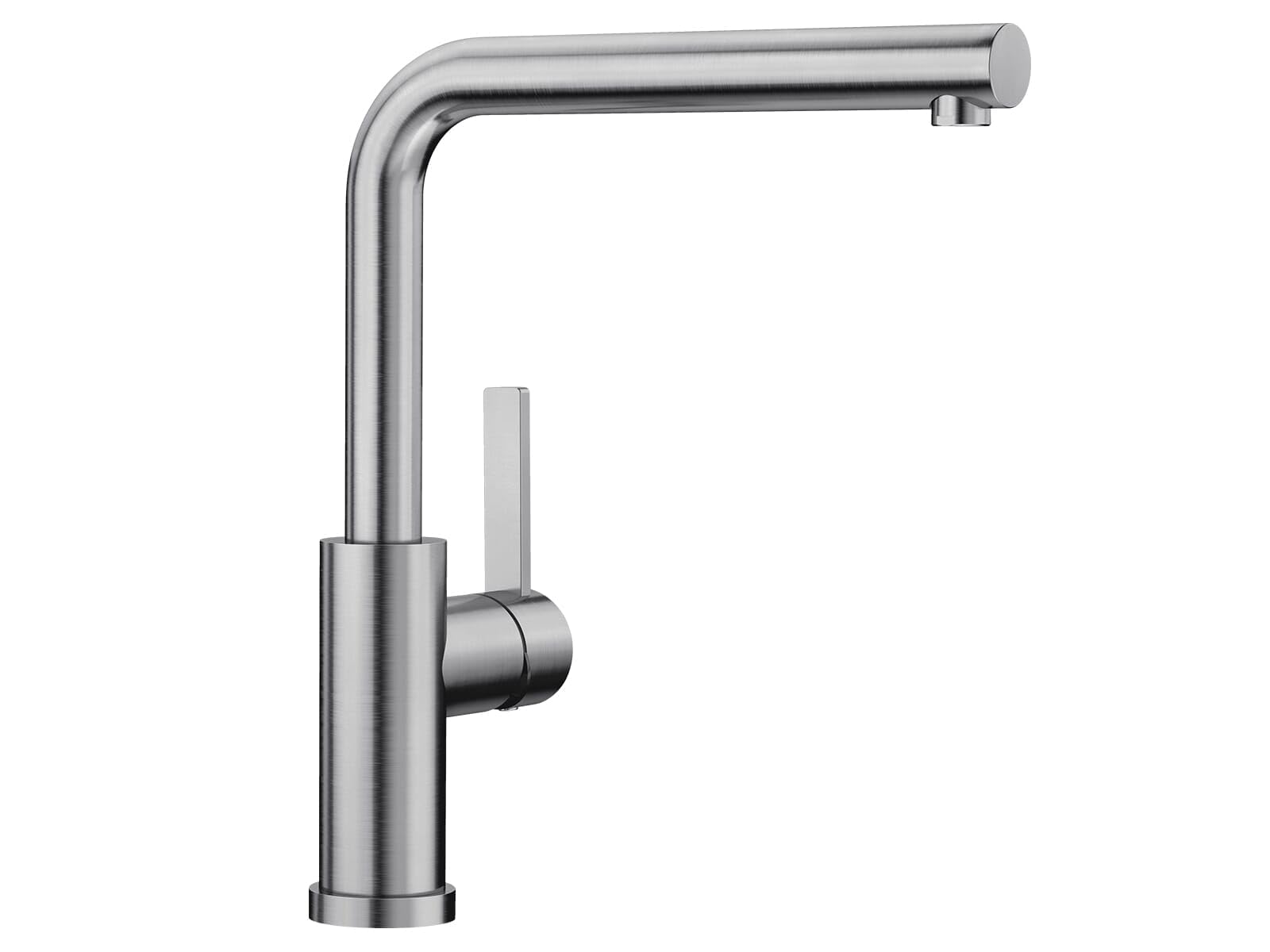 BLANCO 526179 Lanora-F Steel Kitchen Sink tap which is Mount Under The Window with a Fixed spout steel-526179, Brushed Stainless Steel