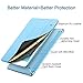 ESR Yippee Trifold Smart Case for iPad 6th Generation 2018/2017 (Not for iPad 10.2) [Lightweight] [Multi-Angle Viewing Stand Case] [Auto Sleep/Wake] for iPad 5th/6th Gen - Light Blue
