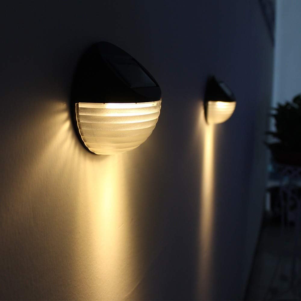 Solar Motion Lights, 6 LED Solar Lights Outdoor, IP65 Waterproof Easy-to-Install Security Lights for Front Door, Yard,Garage, Deck, Fence