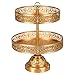 Victoria Collection' 2 Tier Dessert Stand with Reversible Tiers Cupcake Tower Display, 14.5