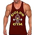 Gold's Gym Tank Top - Official Licensed - TT-2 (L, Burgundy)