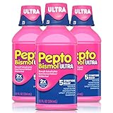 Pepto Bismol MAX Multi-Symptom Digestive Relief Medicine, Cherry, 12 Fl Oz (Pack of 3)